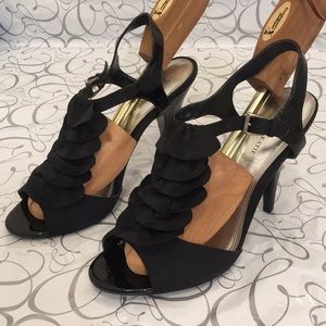 Kelly & Katie | T-strap Ruffle Heels
